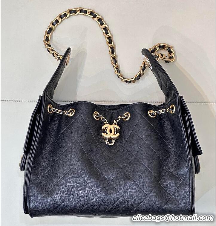 Fashion Cheap Chanel 25 SMALL HANDBAG Grained Calfskin & Gold-Tone Metal CH5898 Black 2026