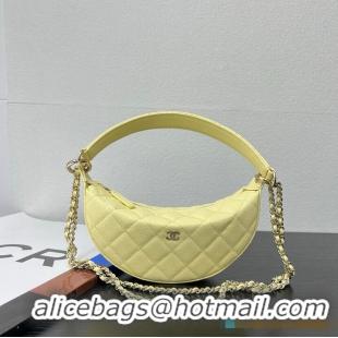 Reasonable Price Chanel Clutch with chain Grained Calfskin CH59902 Light Yellow 2026