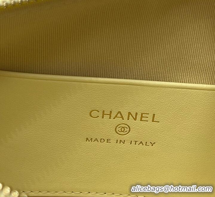 Reasonable Price Chanel Clutch with chain Grained Calfskin CH59902 Light Yellow 2026