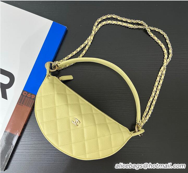Reasonable Price Chanel Clutch with chain Grained Calfskin CH59902 Light Yellow 2026