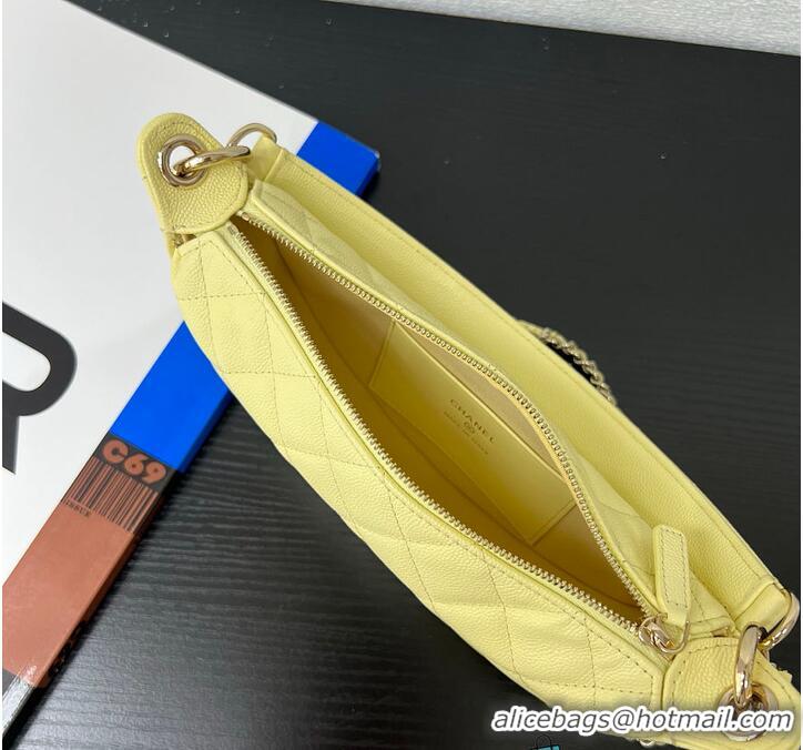 Reasonable Price Chanel Clutch with chain Grained Calfskin CH59902 Light Yellow 2026