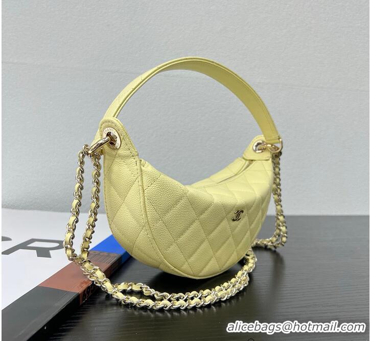 Reasonable Price Chanel Clutch with chain Grained Calfskin CH59902 Light Yellow 2026