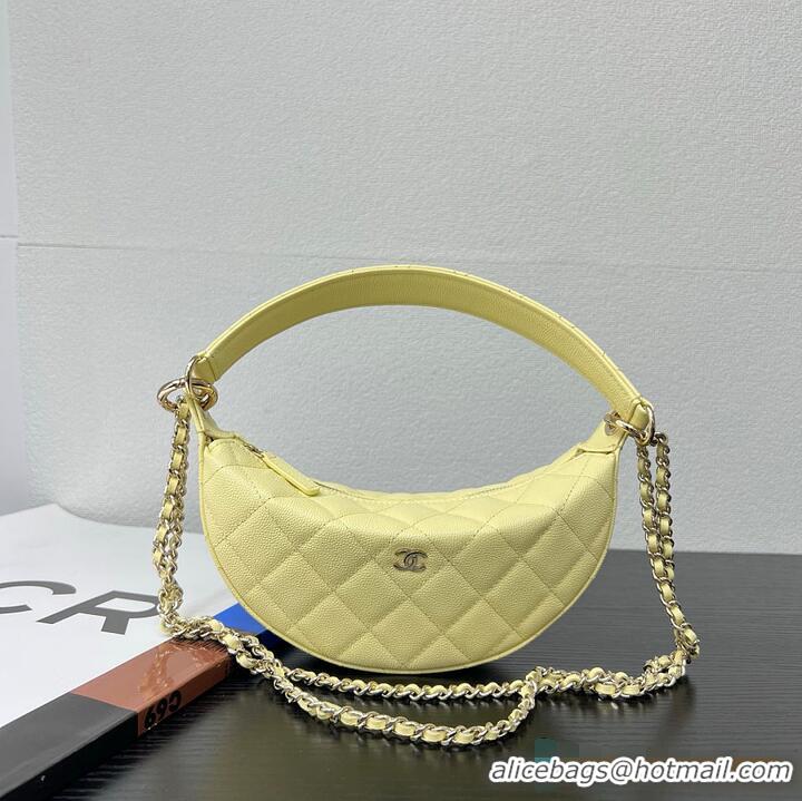 Reasonable Price Chanel Clutch with chain Grained Calfskin CH59902 Light Yellow 2026