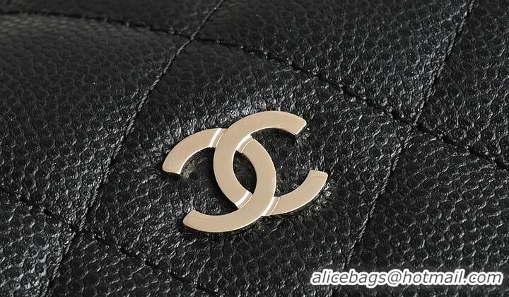 Good Quality Chanel Clutch With Chain Grained Calfskin CH59902 Black 2026
