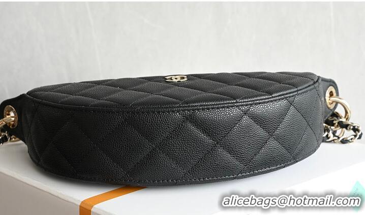 Good Quality Chanel Clutch With Chain Grained Calfskin CH59902 Black 2026