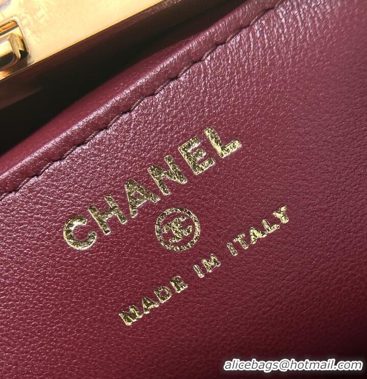 Best Price Chanel Clutch with chain Suede Calfskin & Gold Metal CH59904 Dark Beige Spring Summer 2026