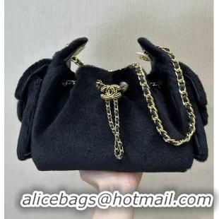 Top Quality Chanel 25 Mini Handbag Metiers D'art Lambskin & Gold-Tone Metal AS5631 Black 2026