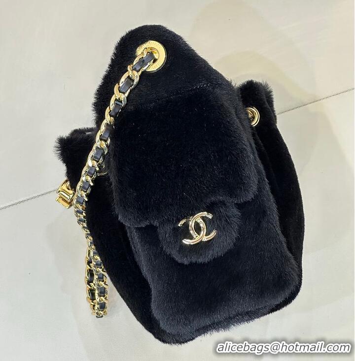 Top Quality Chanel 25 Mini Handbag Metiers D'art Lambskin & Gold-Tone Metal AS5631 Black 2026