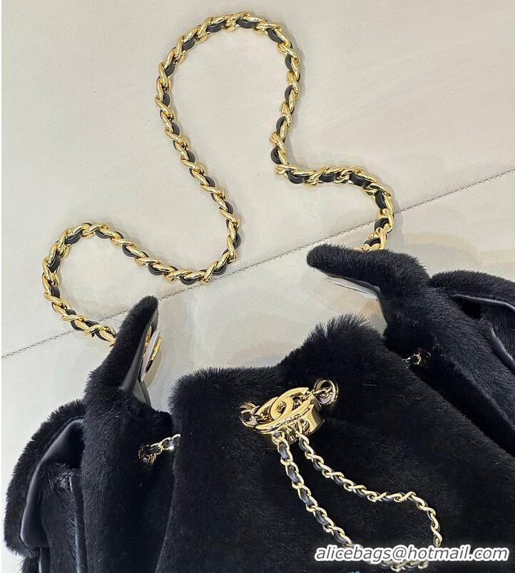 Top Quality Chanel 25 Mini Handbag Metiers D'art Lambskin & Gold-Tone Metal AS5631 Black 2026