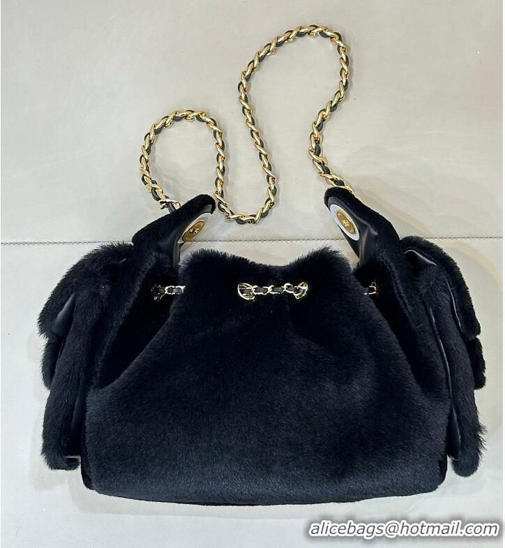 Top Quality Chanel 25 Mini Handbag Metiers D'art Lambskin & Gold-Tone Metal AS5631 Black 2026