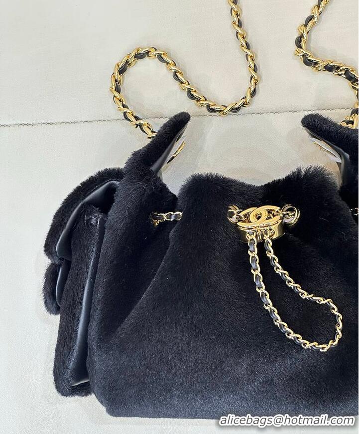 Top Quality Chanel 25 Mini Handbag Metiers D'art Lambskin & Gold-Tone Metal AS5631 Black 2026