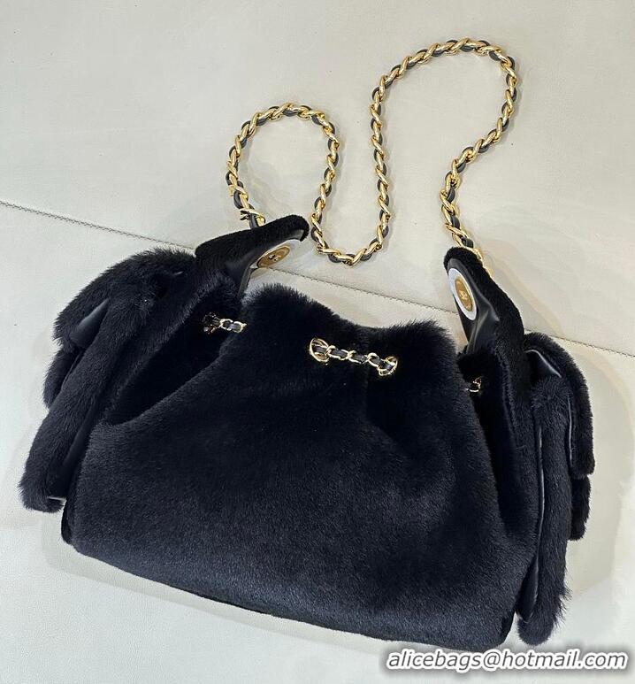 Top Quality Chanel 25 Mini Handbag Metiers D'art Lambskin & Gold-Tone Metal AS5631 Black 2026