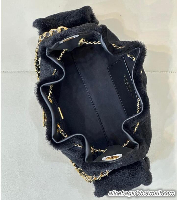 Top Quality Chanel 25 Mini Handbag Metiers D'art Lambskin & Gold-Tone Metal AS5631 Black 2026