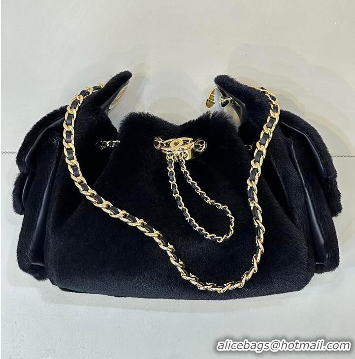 Top Quality Chanel 25 Mini Handbag Metiers D'art Lambskin & Gold-Tone Metal AS5631 Black 2026
