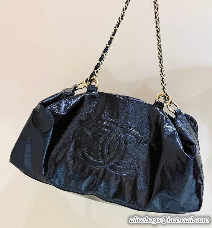 Traditional Specials Chanel Patent Vinyl Rock and Chain Bag CH59904 Black 2026