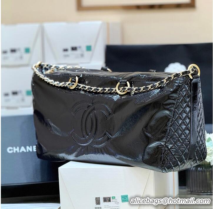 Traditional Specials Chanel Patent Vinyl Rock and Chain Bag CH59904 Black 2026