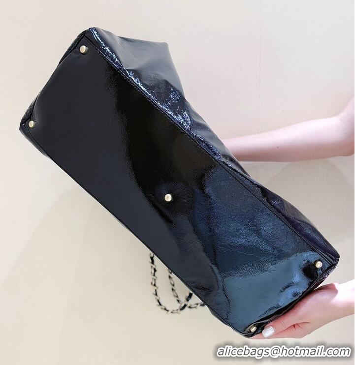 Traditional Specials Chanel Patent Vinyl Rock and Chain Bag CH59904 Black 2026