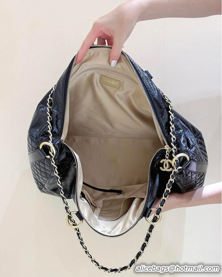 Traditional Specials Chanel Patent Vinyl Rock and Chain Bag CH59904 Black 2026