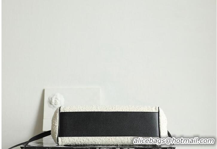 Famous Brand Chanel SMALL SHOPPING BAG Grained Calfskin Boucle Urban Essentials CH59905 Black Spring Summer 2026