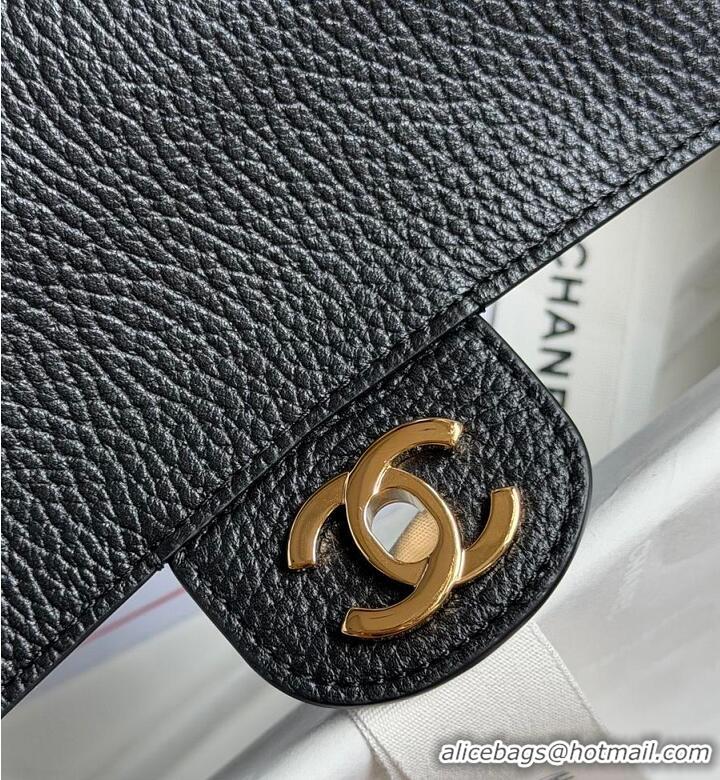 Top Grade Chanel MINI FLAP BAG Grained Calfskin & Gold-Tone Metal AS6230 Black FALL WINTER 2026 PRE-COLLECTION