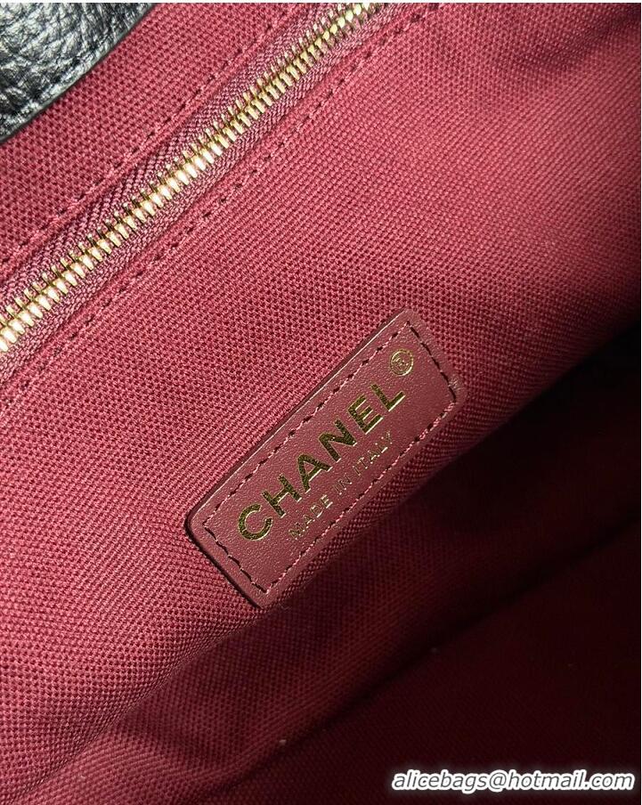 Grade Design Chanel LARGE SHOPPING BAG Grained Calfskin & Gold-Tone Metal CH59907 Black 2026