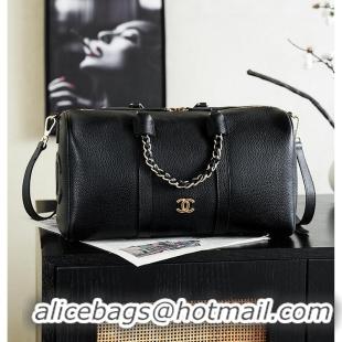New Discount Chanel Duffle Bag Grained Calfskin & Gold-Tone Metal CH59912 Black Cruise 2026/2027