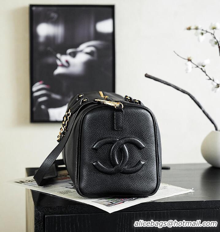 New Discount Chanel Duffle Bag Grained Calfskin & Gold-Tone Metal CH59912 Black Cruise 2026/2027