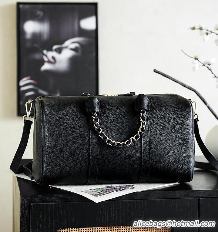 New Discount Chanel Duffle Bag Grained Calfskin & Gold-Tone Metal CH59912 Black Cruise 2026/2027