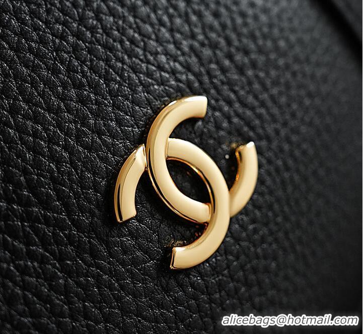 New Discount Chanel Duffle Bag Grained Calfskin & Gold-Tone Metal CH59912 Black Cruise 2026/2027