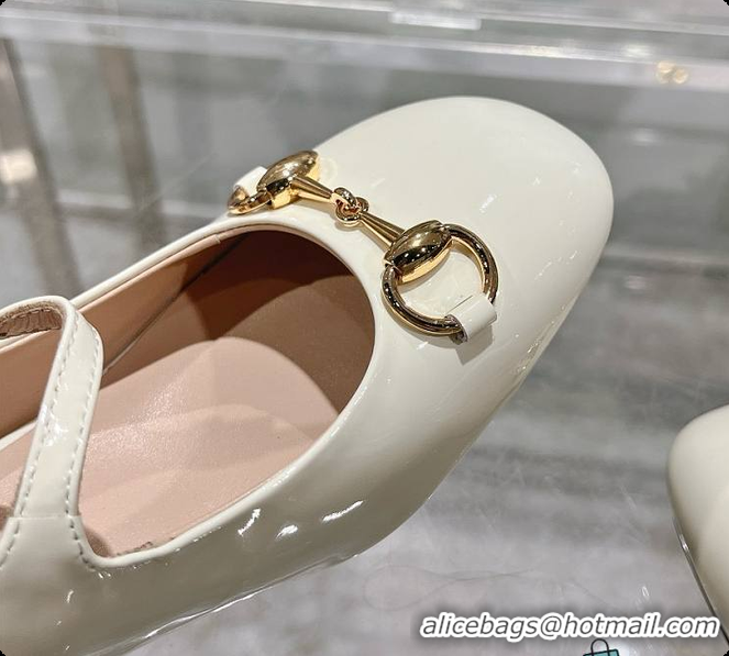 Most Popular Gucci Women's Horsebit Pump with Crystals White 60702004