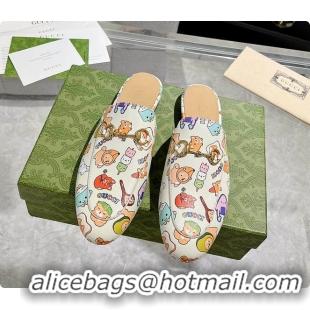 Good Quality Gucci Princetown Horsebit Graphic Print Mule 60702011