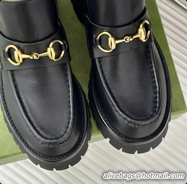 Hot Style Gucci Loafer Horsebit Black 60702021