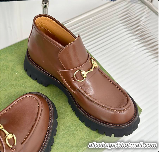 Good Looking Gucci Loafer Horsebit Brown 60702101