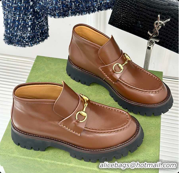 Good Looking Gucci Loafer Horsebit Brown 60702101