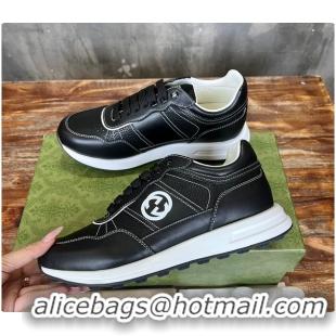 Top Grade Gucci Logo Sneaker Black 60702103