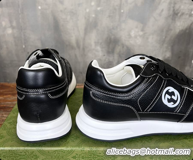 Top Grade Gucci Logo Sneaker Black 60702103