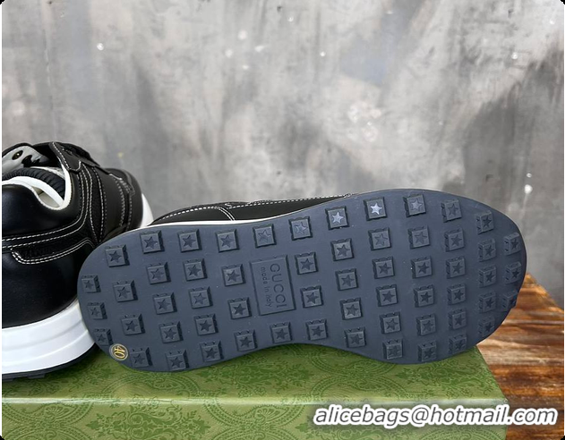 Top Grade Gucci Logo Sneaker Black 60702103