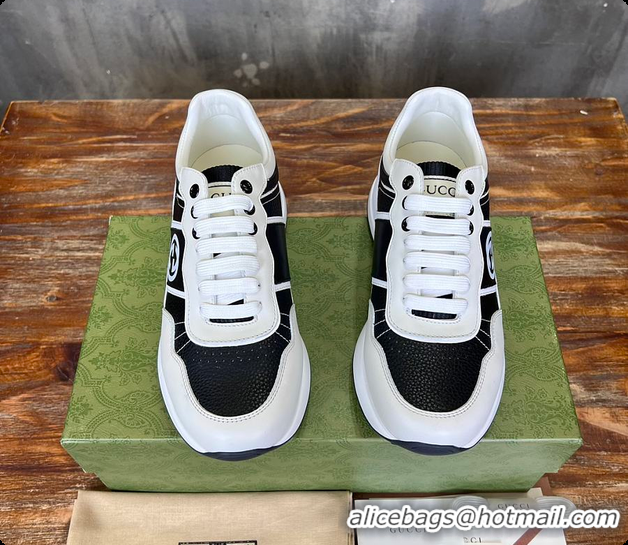 Buy Discount Gucci Logo White Sneaker 0702103