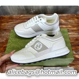 Most Popular Gucci Logo Grey Sneaker 0702103