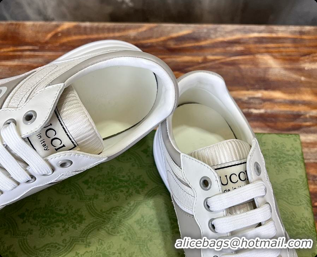 Most Popular Gucci Logo Grey Sneaker 0702103