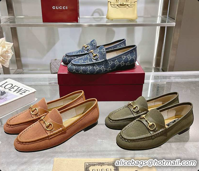 Popular Style Gucci Horsebit Loafer Green 60702105