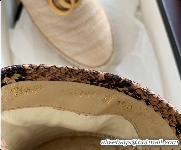 Good Quality Gucci Straw Slippers 60702107