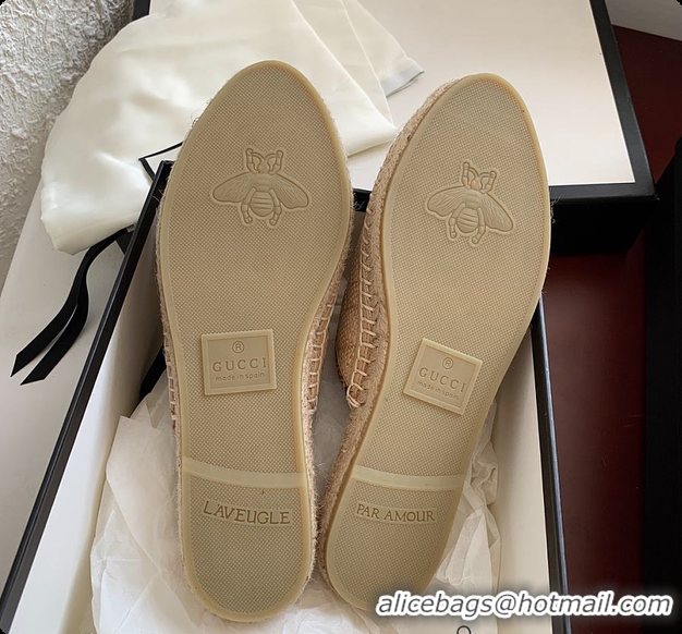 Good Quality Gucci Straw Slippers 60702107