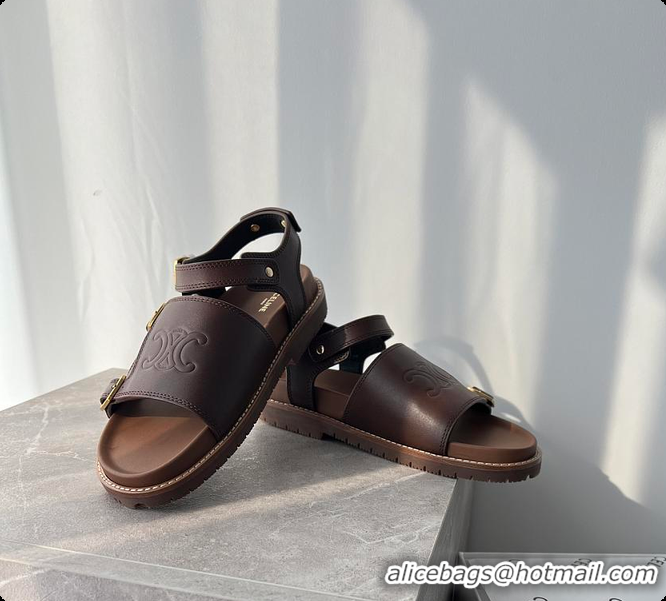 Best Price Celine Roman Triomphe Platform Sandals 0702112