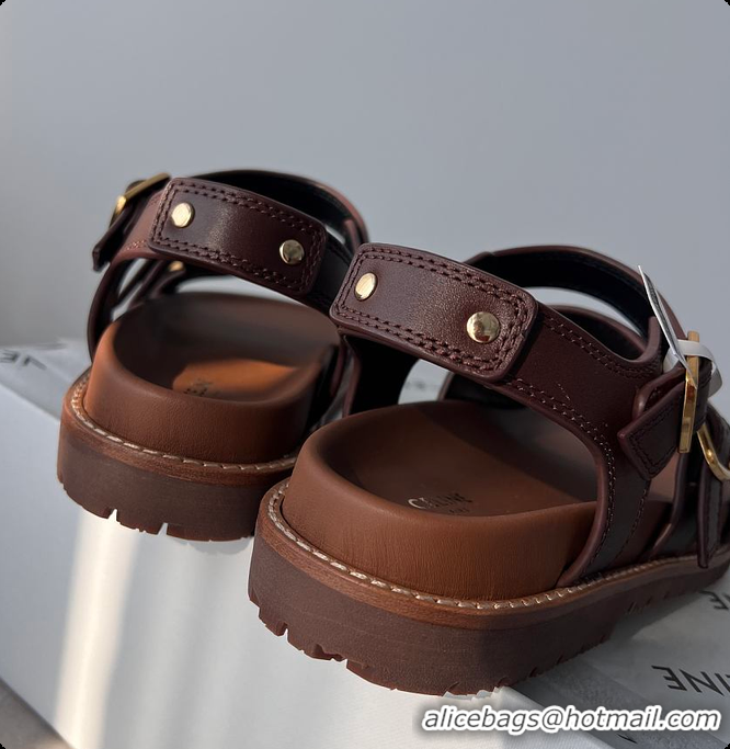 Best Price Celine Roman Triomphe Platform Sandals 0702112