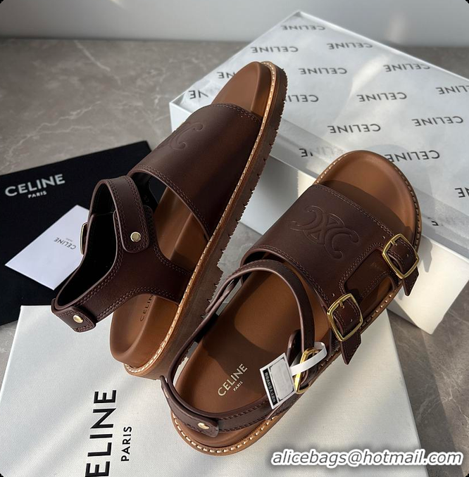 Best Price Celine Roman Triomphe Platform Sandals 0702112