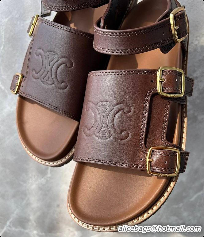 Best Price Celine Roman Triomphe Platform Sandals 0702112