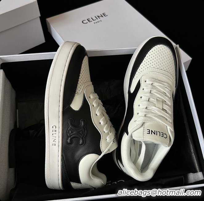 Popular Style Celine Sneakers White Black 0702120