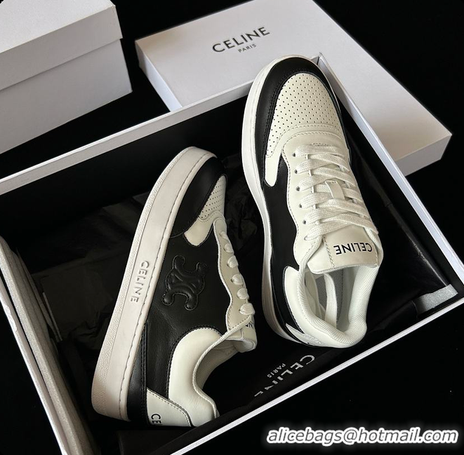 Popular Style Celine Sneakers White Black 0702120