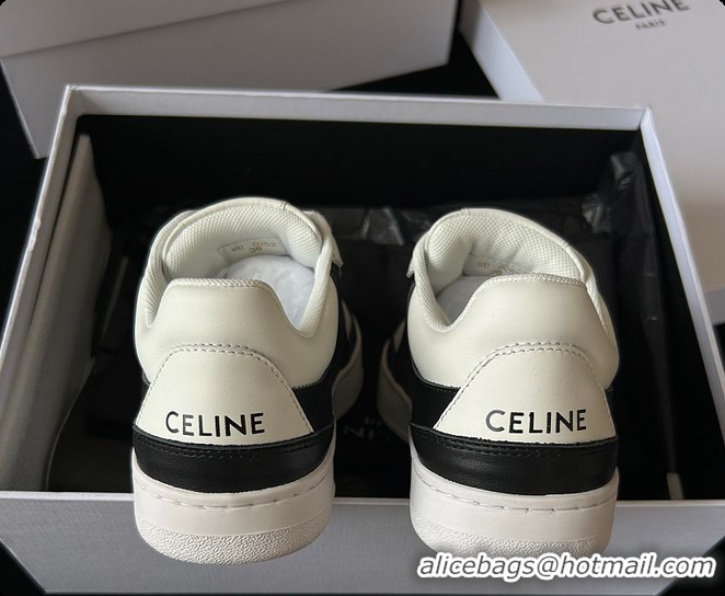 Popular Style Celine Sneakers White Black 0702120